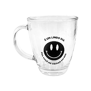 CANECA SINCERA EM VIDRO 330ML