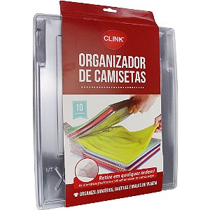 ORGANIZADOR DE CAMISETAS PLASTICO - CLINK