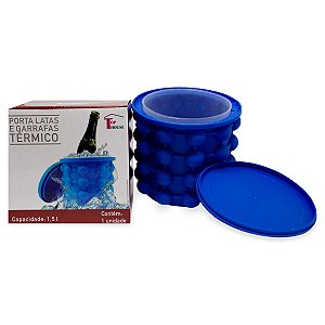 BALDE SILICONE PARA FAZER GELO 120 CUBOS