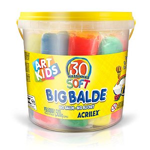 BIG BALDE C/30 MASSINHAS SOFT ACRILEX