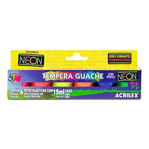 TEMPERA GUACHE NEON ACRILEX