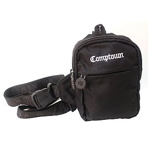 Shoulder Bag Chronic Comptown Compton Trenchtown Preto 3 Bolsos