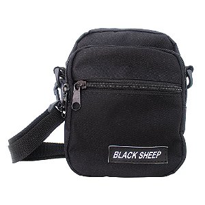 Shoulder Bag Black Sheep Bolsa Ombro Pochete Poliéster Preto