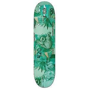 Shape Skate Chronic 420 Reais Nota Ganja Marfim 8.0 Street