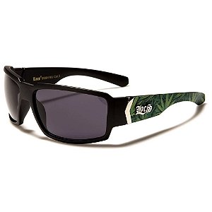 Óculos Sol Masculino Locs Weeknd MaryJane Ganja UV400 + Case