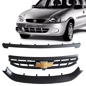 Grade Frontal Corsa Classic Ano 2008 2009 2010 Com Emblema