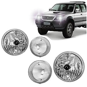 Jogo Farol Blocos L200 Pajero Sport Outdoor Savana 2004 A 2012