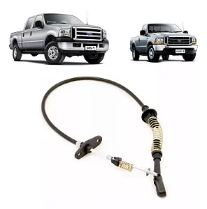 Cabo Acelerador Ford F250 F350 F4000 Simples, Dupla 99 A 05