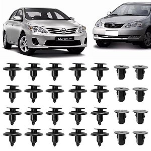 Kit De Presilhas Do Parabarro Toyota Corolla Etios Hilux / 2 lados