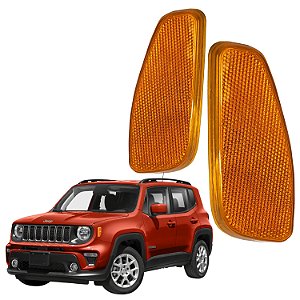 Refletor Lanterna Paralama Jeep Renegade Ambar Dianteira