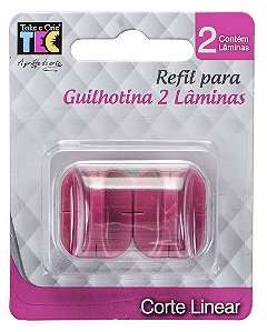 Refil para Guilhotina 2 Lâminas Corte Linear 31cm Toke e Crie 19884