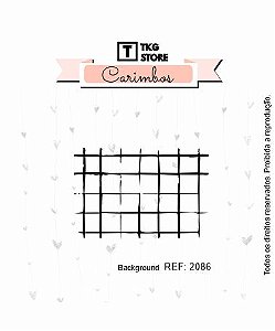 Carimbo Artesanal Background Grid 2086