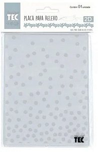 Placa para Relevo 2D Mini Elegance Toke e Crie 75x127 mm – Confete 21802