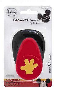 Furador de Papel Toke e Crie (TEC) Gigante Premium Disney Luva Mickey Mouse (EVA) 19527