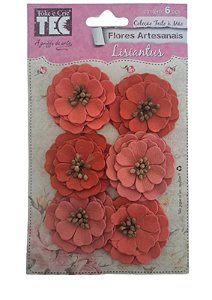 Flores Artesanais Lisiantus Rouge 16954 Toke e Crie