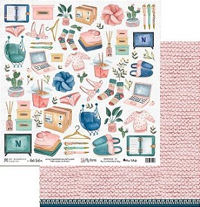 Folha Scrapbook My Memories My Home MMCMHO 01