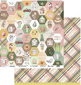 Folha Scrapbook My Memories My Garden MMCMG 03