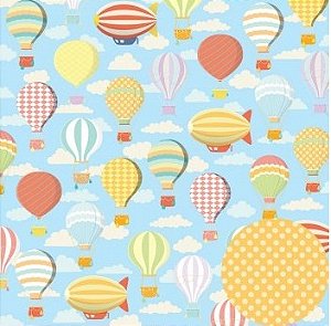Folha Scrapbook Oficina do Papel Nas Nuvens 0199000
