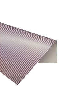 Folha Scrapbook Metalizada Listra Fina Lilás PDLF Metallik