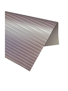 Folha Scrapbook Metalizada Listra Lilás PDLB Metallik