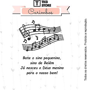 Carimbo Natal Mágico Nota Musical 2047