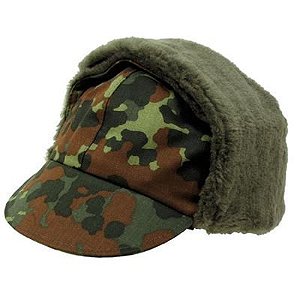 Gorro de Inverno (Wintermutze) Flecktarn Alemão Original Bundeswehr