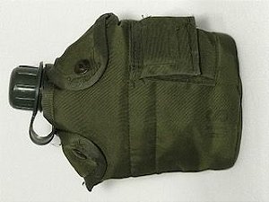 Cantil Militar com Caneco e Bolsa em Nylon Original Exército USA