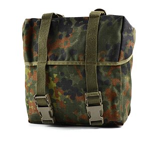 Bolsa Mochila Camuflagem Flecktarn Original Exército Alemão - Bundeswehr