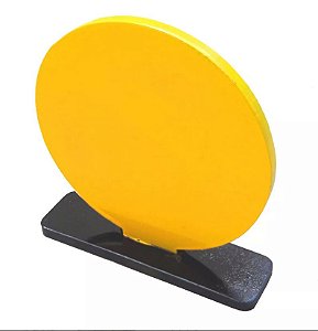 Alvo Metálico Ipsc Metal Plate 18cm Tiro Esportivo Kit Com 3