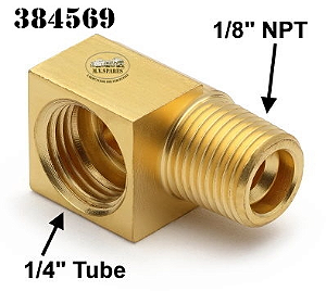 COTOVELO DA LINHA DE LUBRIFICANTE DO BLOCO DO MOTOR E FILTRO DE ÓLEO