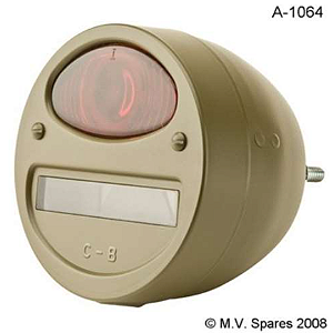 LANTERNA TRASEIRA DE SERVICO 6 VOLTS MODELO C-B - TAIL LIGHT - SERVICE - 6 VOLT - C-B.