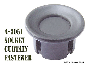 BOTAO DE PRESSAO DA PORTA EM LONA (FIXADO NA LATERAL DO VEICULO) - SOCKET - 1/2 DOOR - A-3051