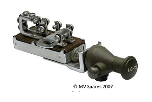 CHAVE DE LUZ DO PAINEL MODELO PUSH/PULL (EARLY/MID WILLYS MB / GPW) - SWITCH - HEADLIGHT - MAIN - PUSH PULL TYPE