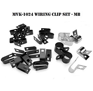 JOGO DE CLIPS FIXACAO DO CHICOTE ELETRICO WILLYS MB - CLIP SET - WIRING - MB.