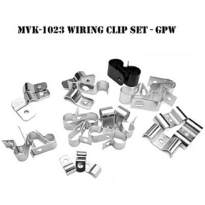 JOGO DE CLIPS FIXACAO DO CHICOTE ELETRICA FORD GPW - CLIP SET - WIRING - GPW