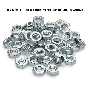 PACOTE COM 40 PORCAS BAIXAS (5/16-18) PARA FIXACAO DOS ACESSORIOS - MVK-2010 A-52350 HEXAGON NUT KIT