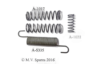 KIT DE MOLAS PARA FREIO DE ESTACIONAMENTO (04 MOLAS) - SPRING - KIT - PARKING BRAKE