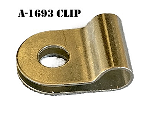 CLIP PARA AFOGADOR, CABO FREIO DE MAO, LINHA DE OLEO, ACELERADOR MANUAL (TIPO REDONDO) - CLIP BOND STRAP (Round)