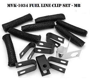 KIT DE CLIPS PARA LINHA DE COMBUSTIVEL WILLYS MB - CLIP SET - FUEL LINE - MB