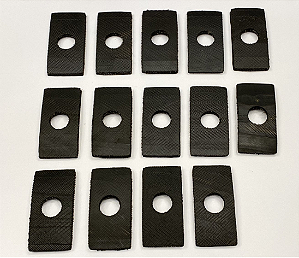 KIT DE CALÇOS DA CARROCERIA EM BORRACHA LONADA - KIT, BODY MOUNTING PADS - A-4413