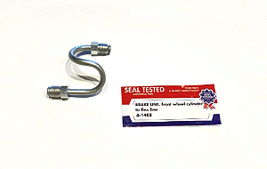 TUBO DE FREIO DO FLEXÍVEL AO ESPELHO DO FREIO DIANTEIRO - BRAKE LINE, FRONT WHEEL CYLINDER TO FLEX LINE - A-1488