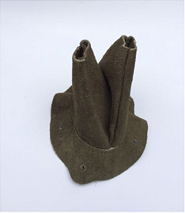 ACABAMENTO EM COURO VERDE OLIVA DA ALAVANCA DE TRANSFERÊNCIA - BOOT, TRANSFER CASE LEVER (OD) - A-3784 / GPW-1101735-A