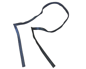 BORRACHA BARBATANA DO QUADRO BASCULANTE DO PARABRISA - T-RUBBER, INNER WINDSHIELD - A-2250