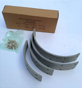 KIT DE LONA DE FREIO E REBITES (1 EIXO) -  A-116600