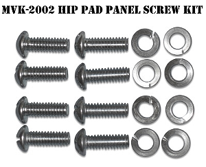 KIT DE PARAFUSOS DO CRASH PAD LATERAL - HIP PAD PANEL SCREW SET - MVK-2002