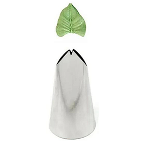 Bico de confeitar folha grande 113 aço inox