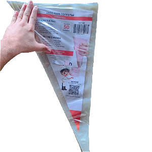 sacos  Mangas De Confeitar Gg 50cm O Melhor E Durável