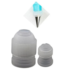 Adaptador Acoplador Bicos Confeitar  Pequeno E Grande