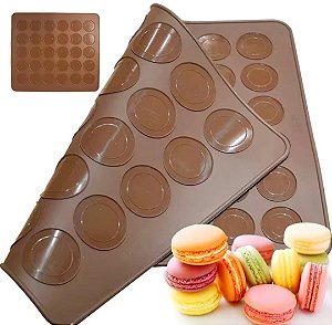 Tapete Silicone Para Macaron Bem Casados 48 Cavidades