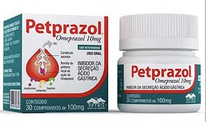 Petprazol Inibidor de Secreção Ácido-Gástrica Vetnil - 10 mg